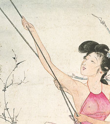 舒兰-胡也佛的仕女画和最知名的金瓶梅秘戏图